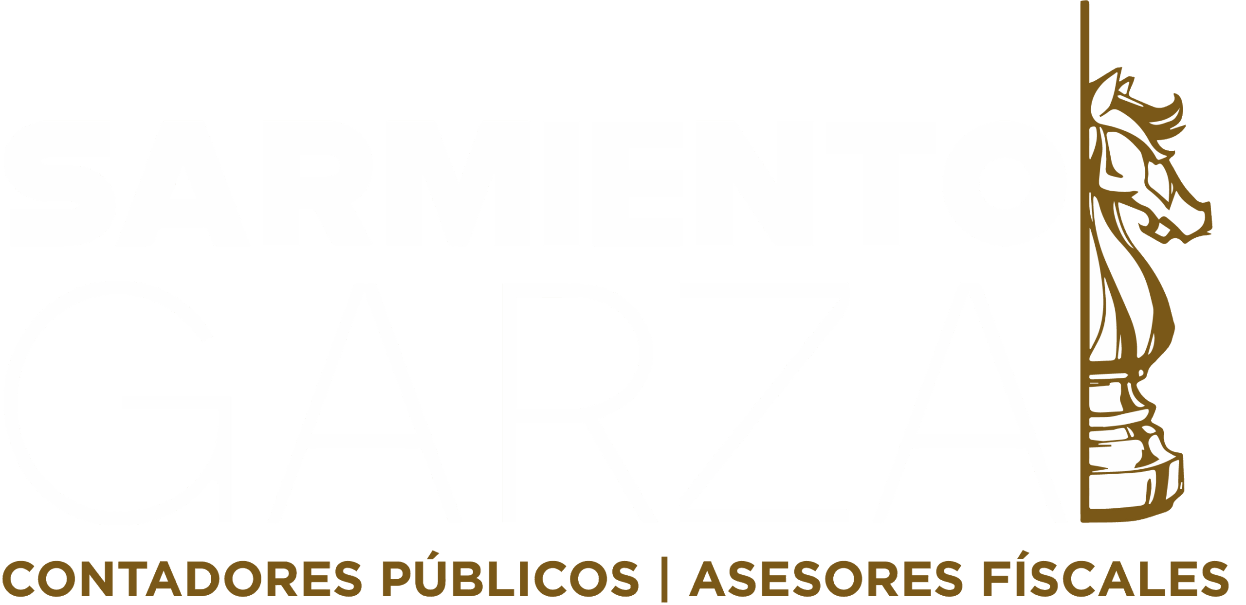 sarmiento garza logo blanco
